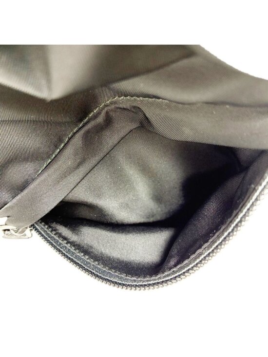 Prada Logo Patch Backpack Black main image 10